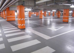 priemyselné podlahy parkovací dom